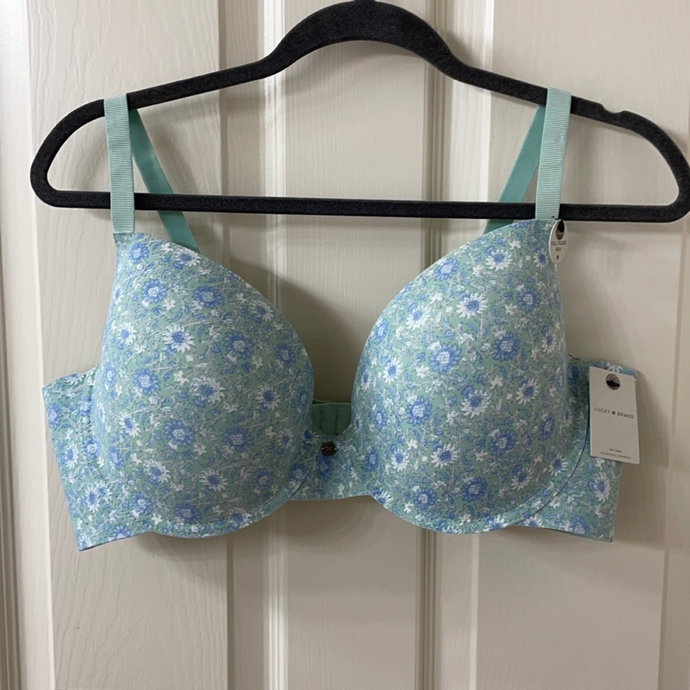 Lucky Brand 42D floral bra